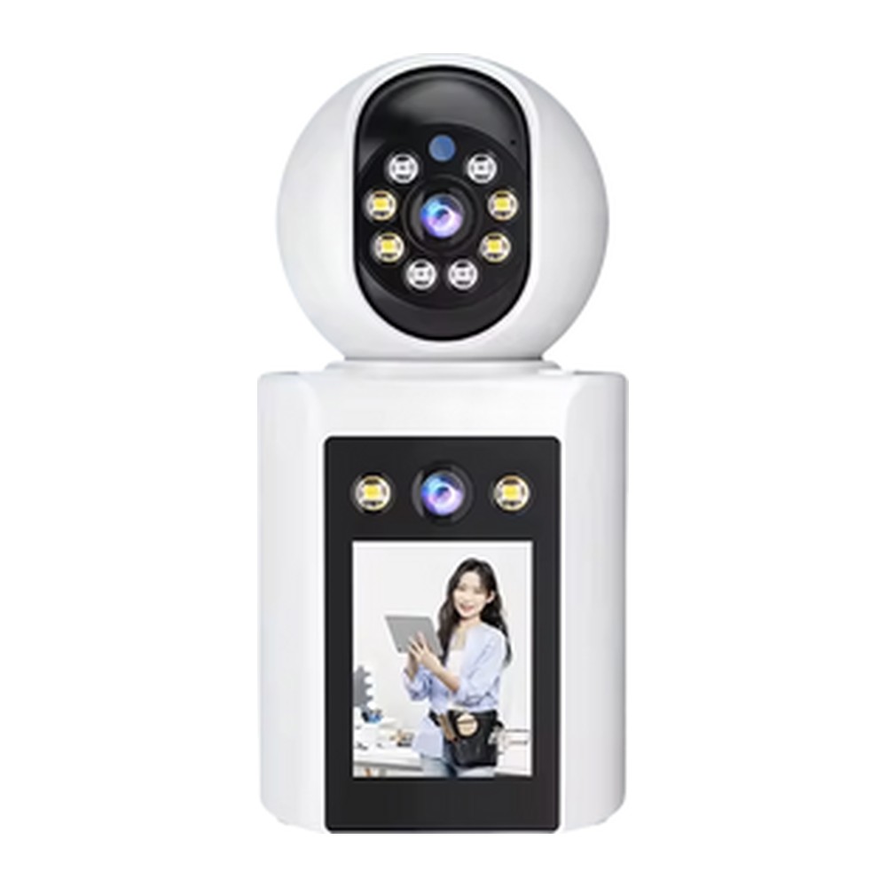 ONQAM RX-11 2x3MP Wi-Fi Ekranlı İç Mekan PT Kamera - 2.4" Ekran, Görüntülü Görüşme