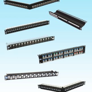 HCS P00-02450-1U 24 Port Boş Keystone UTP Patch Panel 19" 1U
