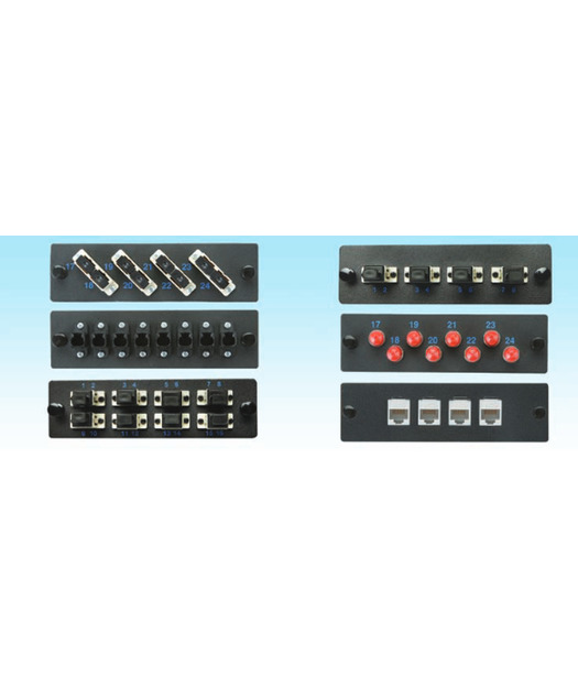 HCS PFO-11225-1U 12 Port LC Duplex Fiber Patch Panel Modülü (Boş)