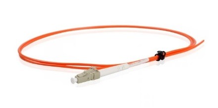 HCS T52-B068-10 MM 50/125 LC Simplex Fiber Pigtail 1 m