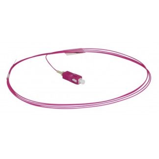 HCS T56-B062-10 OM4 SC Simplex Fiber Pigtail 1 m