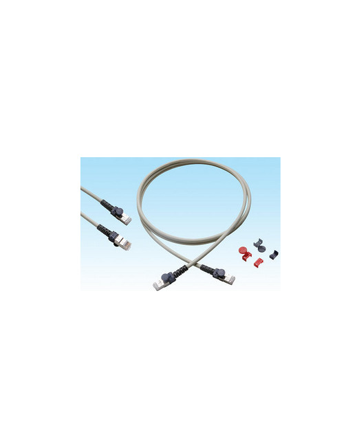 HCS T6A-00480-101 CAT6A S/FTP LSOH Patch Kablo 1 m Gri