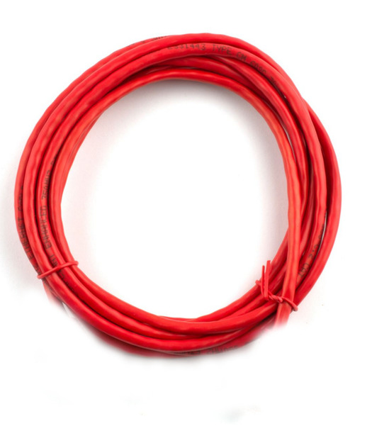 HCS T6A-00486-106 CAT6A S/FTP LSOH Patch Kablo 1 m Kırmızı