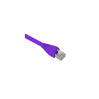 HCS T6A-00489-109 CAT6A S/FTP LSOH Patch Kablo 1 m Mor