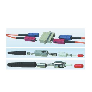 HCS VFO-22211 SC Duplex MM 50/125 Fiber Adaptör (Coupler) Bej
