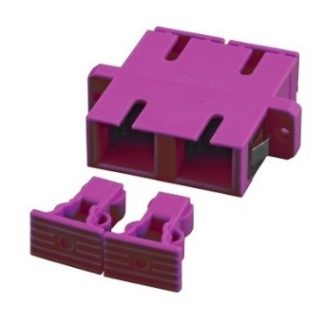 HCS VFO-22211V SC Duplex OM4 Fiber Adaptör (Coupler) Mor