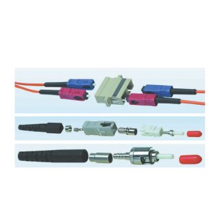 HCS VFO-27202 LC Duplex SM Fiber Adaptör (Coupler) Mavi