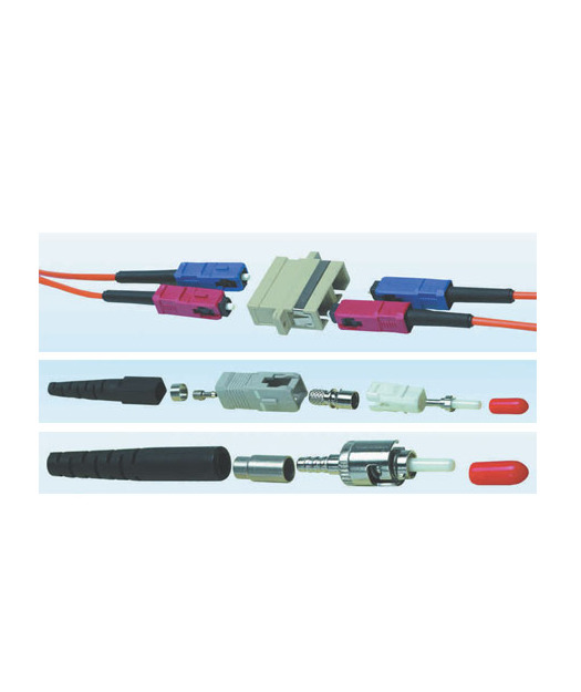 HCS VFO-27202 LC Duplex SM Fiber Adaptör (Coupler) Mavi