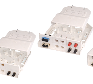 HCS WMM-01202 12 Port Sıva Üstü Priz Kutusu (Boş, Fiber Düzenleyicili)